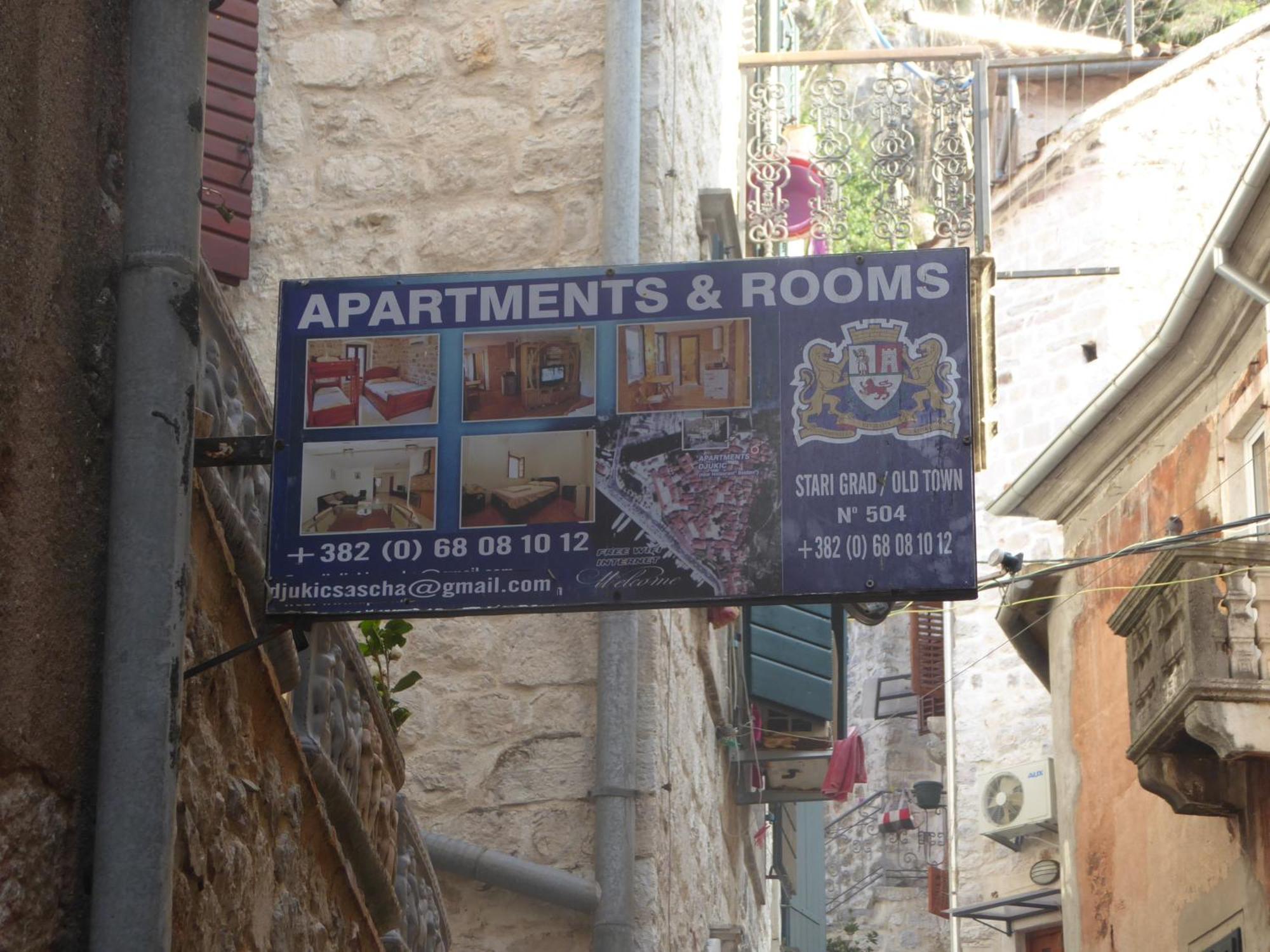 Apartments Dukic Kotor Ngoại thất bức ảnh